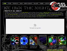 Tablet Screenshot of blackjaxsports.com